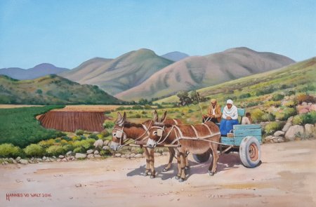 Oil on Stretched CanvasSize (600x400x20)mmUnframedSOLD 2017 (Deon Swanepoel - SA)
